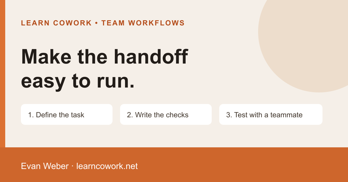 How to Document an AI Workflow So Another Team Member Can Run It