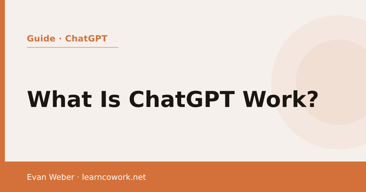 What the ChatGPT Work Desktop App Actually Is, and How It Compares to Claude Cowork