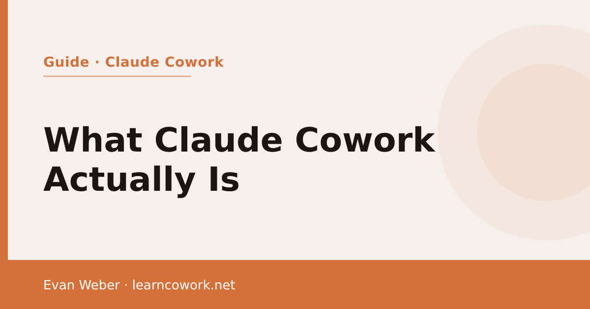 What Claude Cowork Actually Is — and How It's Different from Claude.ai, Claude Code, and ChatGPT